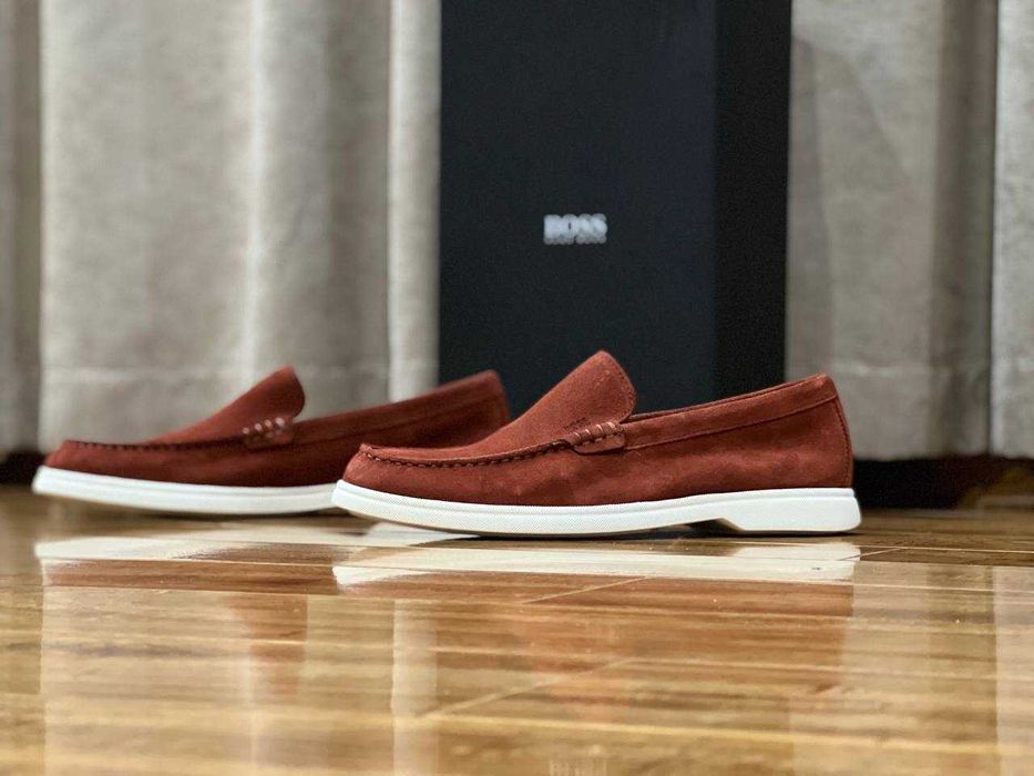 Hugo Boss мужские замшевые лоферы РАЗМЕР 41