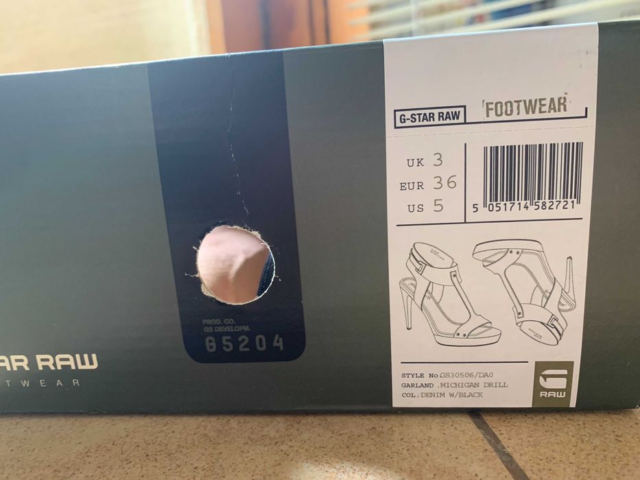 готини дънкови сандали G-STAR RAW, номер 36