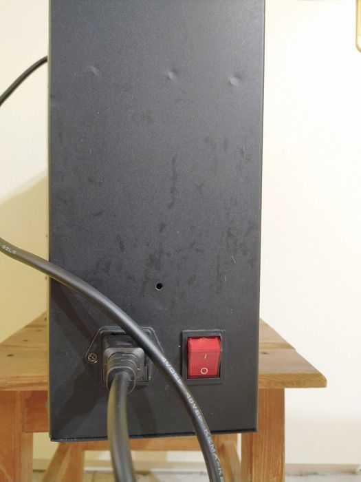 Машина за пламък с ЛЕД LED светлини и вентилатор