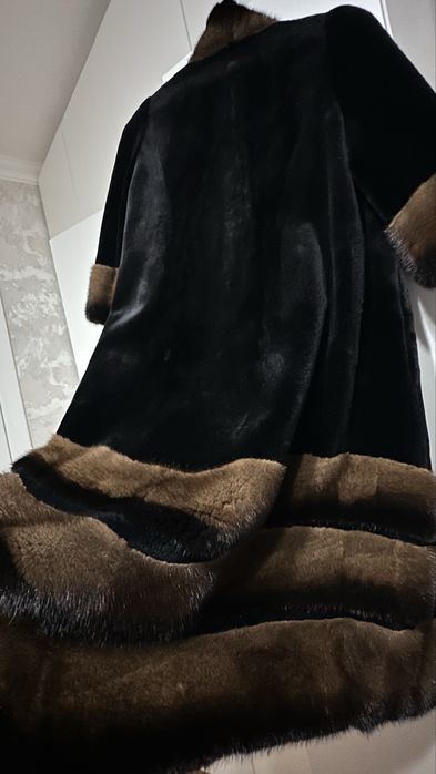 Норковая стриженная шуба