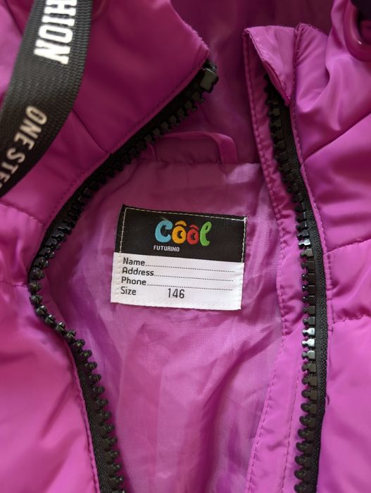 Пуховик детский для девочки