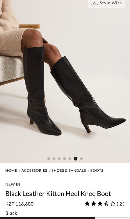 Сапоги 100% кожа, 39 размер