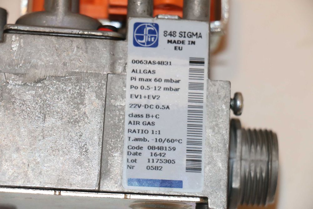 Vana de gaz Sigma 848 centrala termica Immergas Victrix EXA