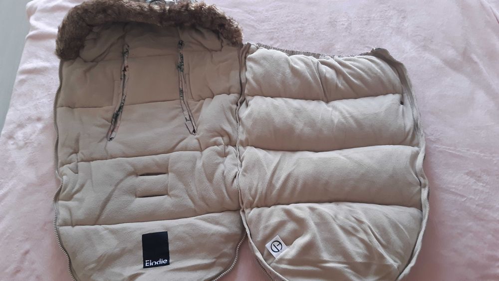 Elodie конверт - муфта с опушкой в коляску, в отличном состоянии