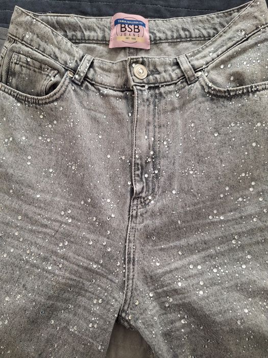 Blugi damă - brand BSB Jeans, modelul Tania / Balloon Fit - mărimea M