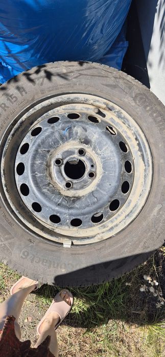 Anvelope+jante dacia sandero utilizate 3 luni