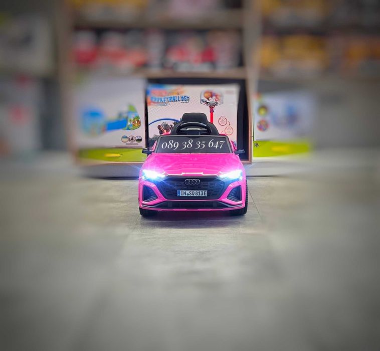 ТОП ЦЕНА!НОВО!Акумулаторен джип Audi SQ8 с 12V,EVA гуми,кожена седалка