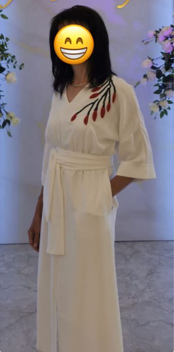 Вечернее белое платье