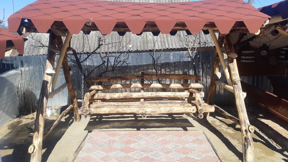 Mobilier rustic de curte