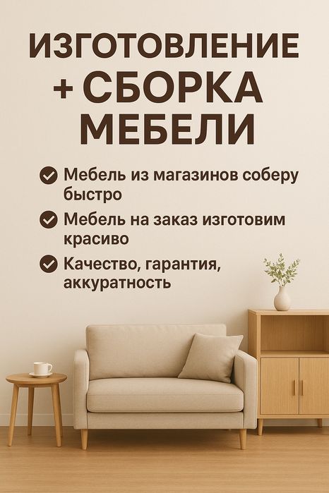 Сборка и изготовление мебели
