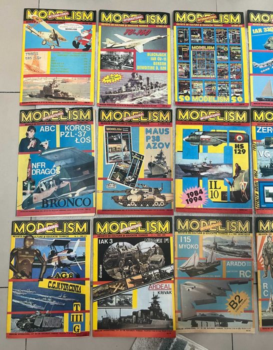 Lot 48 reviste Modelism anii 80 90 colectie