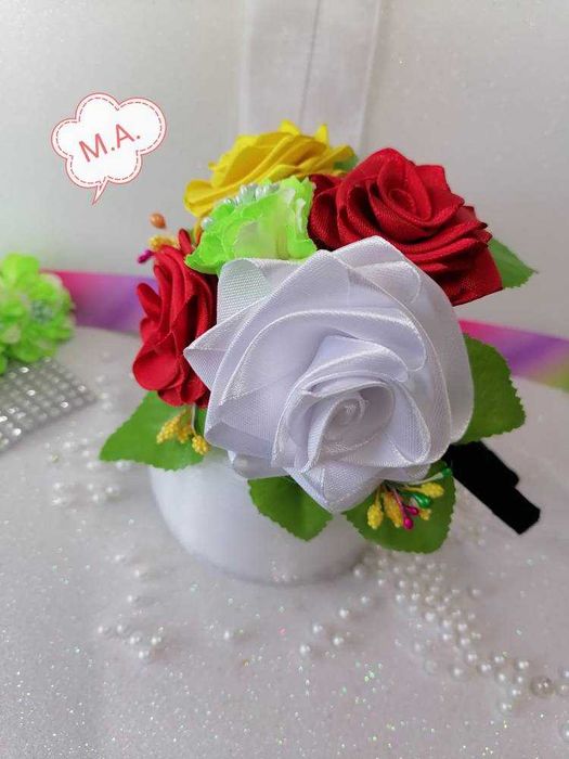 Диадема с цветя за народни танци