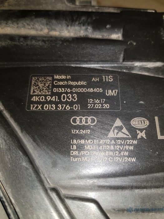 Far Stanga Led Audi A6 C8 2018 -> 4K0941033
