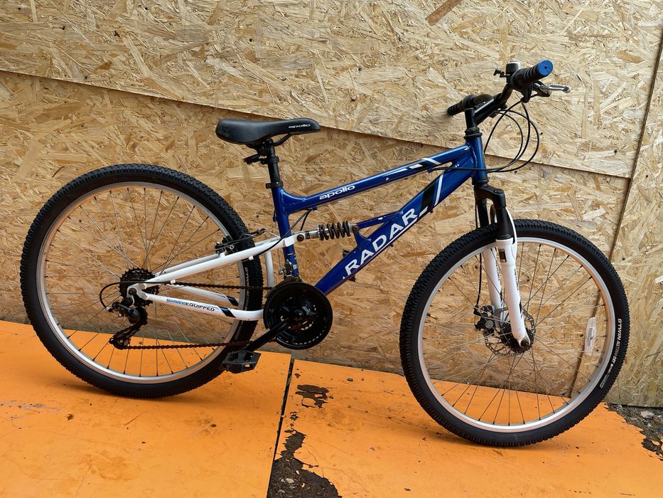 Bicicleta apollo radar frana pe disc roti 26” cu suspensii