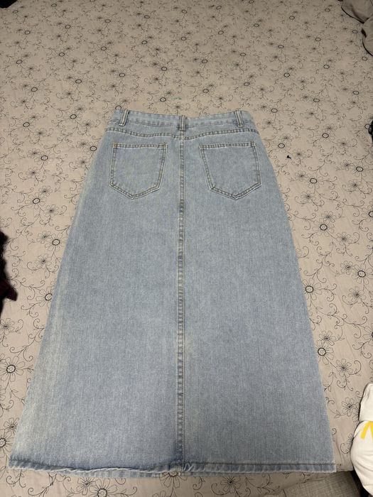 Джинсовая юбка размер L