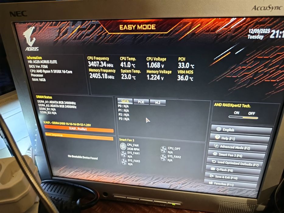 ADATA XPG DDR4 2x8 GB 2400 MHz CL 16-16-16 ram/памет