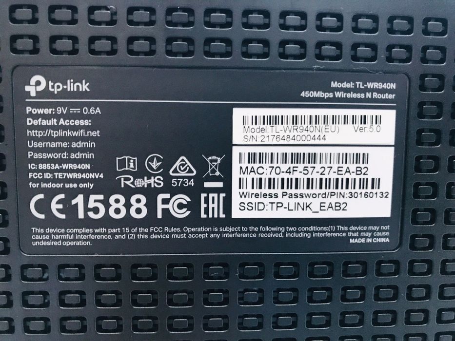 Router TpLink WR940N