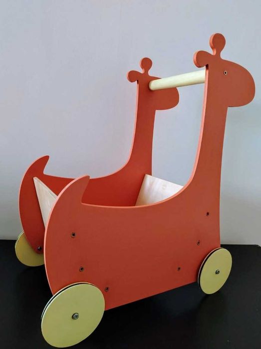 Ходунки каталка толокар тележка для игрушек кукол продуктов