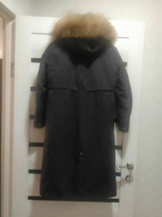 Парка с натуральным мехом