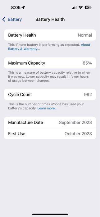 iPhone 15 Pro 128 GB Natural Titanium