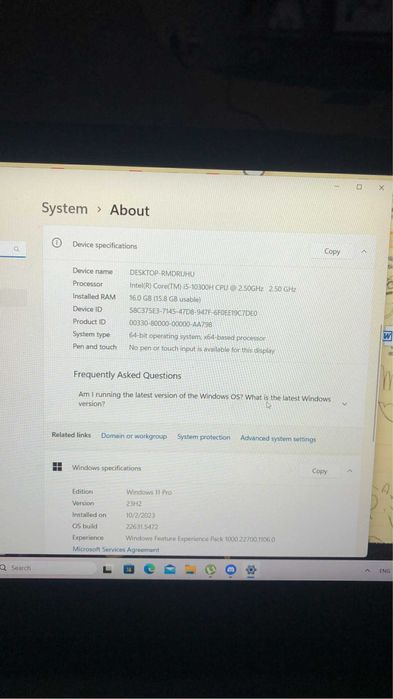MSI геймърски лаптоп