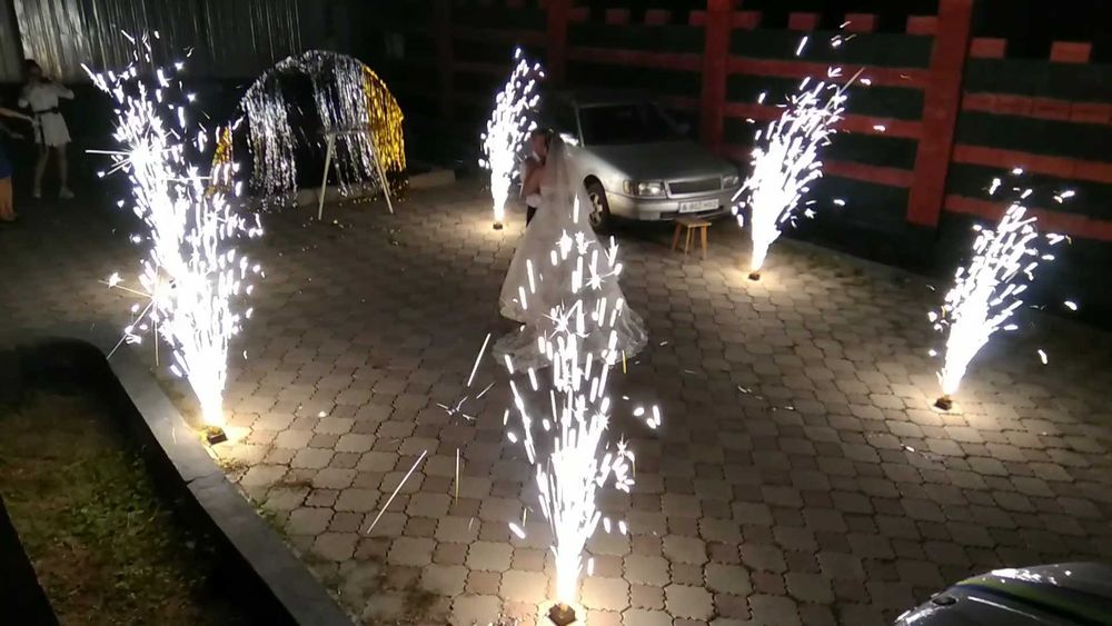Холодный фонтан в Алматы, спецэффект