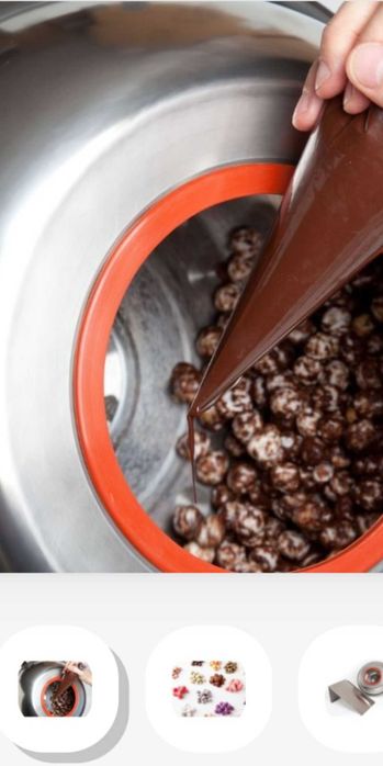 Машина за покриване и глазиране с шоколад и карамел CONFI KIT