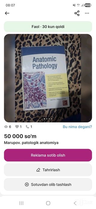 Patologik anatomiya Marupov