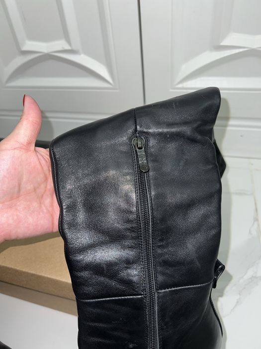 Сапоги кожанные