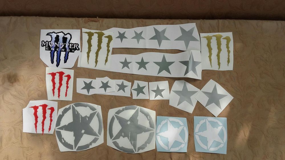 Vand stikere Dacia, Aprilia - Monster