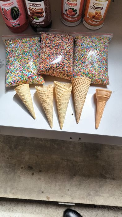 Рожок смес для мороженого
