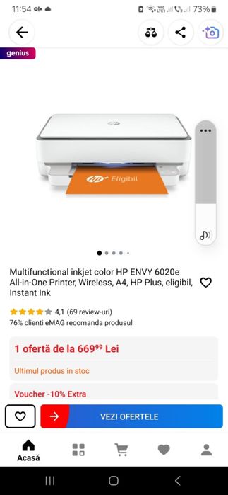 Vând imprimanta HP noua