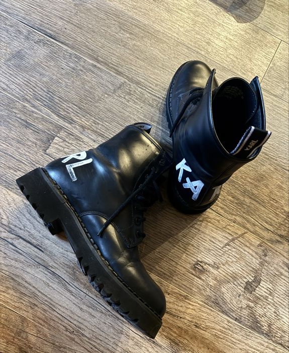 Кожени кубинки Karl Lagerfeld и G-star
