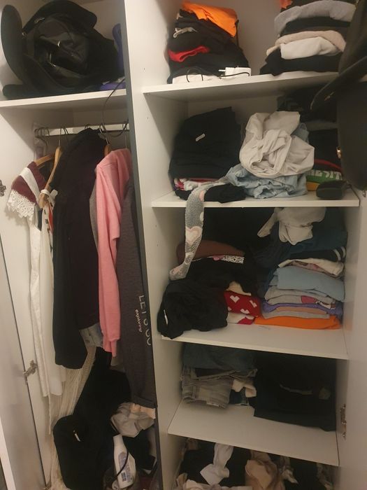 Dulap 2 usi alb lucios