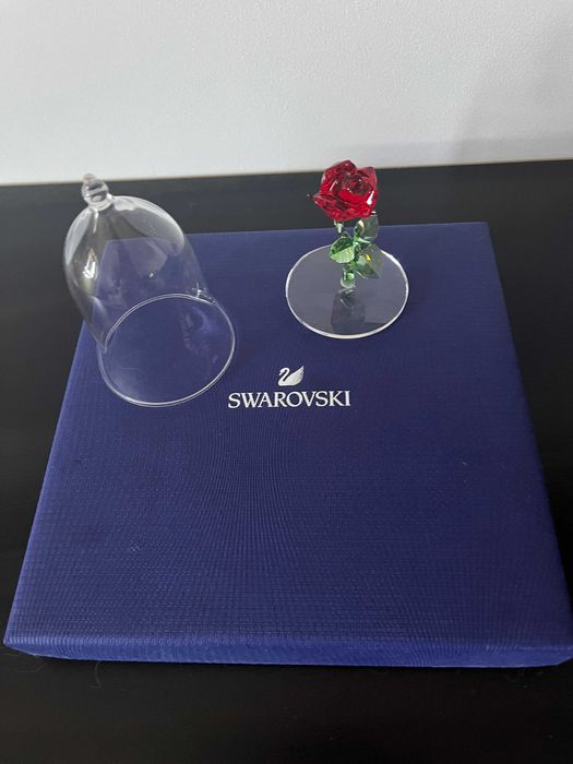 Trandafir Swarovski de cristal original – editie decorativa de colectie
