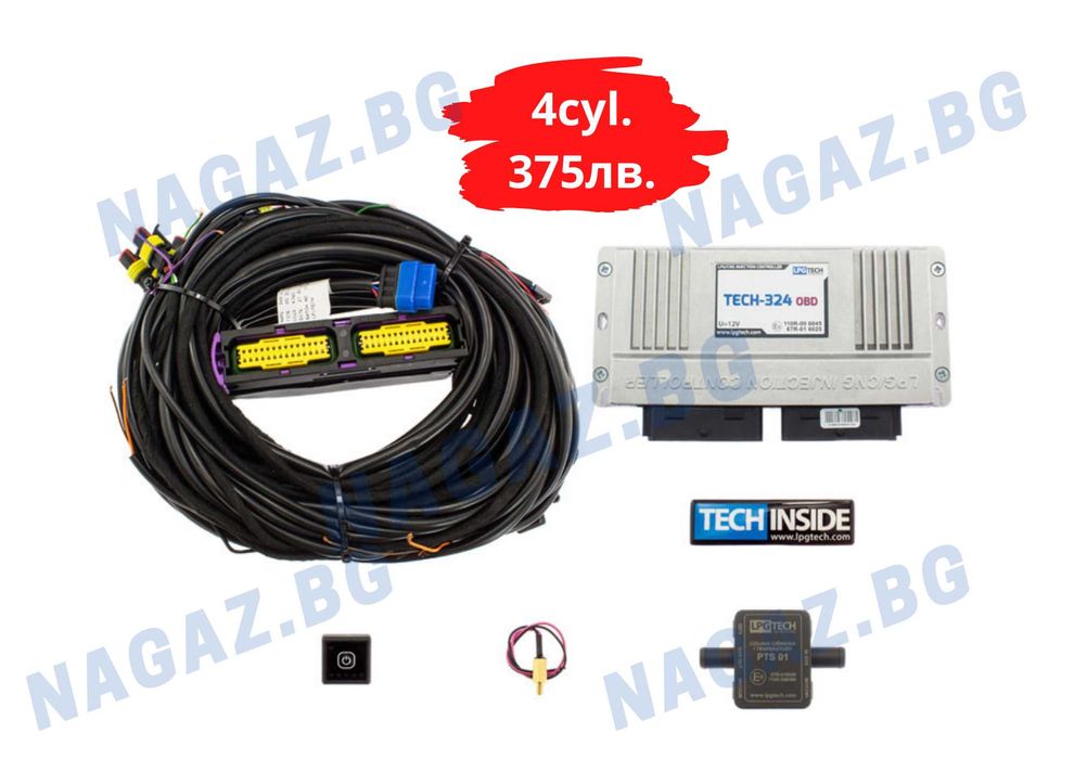 Газов инжекцион 4cyl. LPG TECH-324OBD/gazov injekcion LPG TECH-326/328