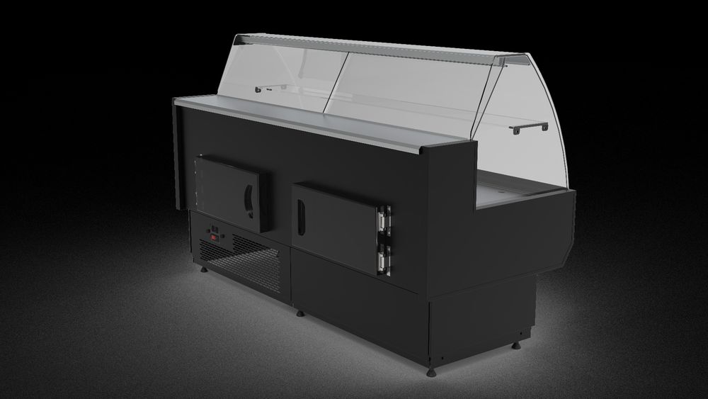 Щандова хладилна витрина ELBA S 1562 PLUG-IN/ 1650х843х1