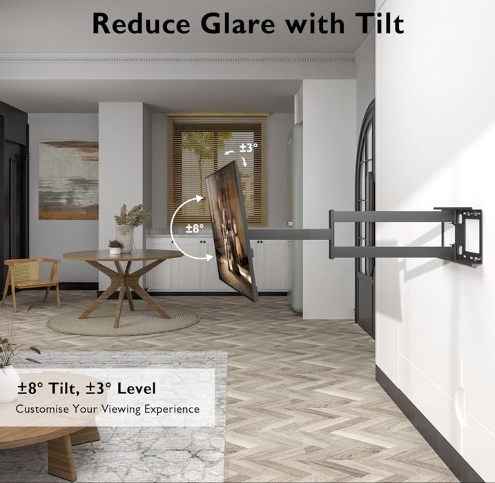 Подвижна стойка за телевизор 32–75″ | Чисто нова | Внесена от САЩ