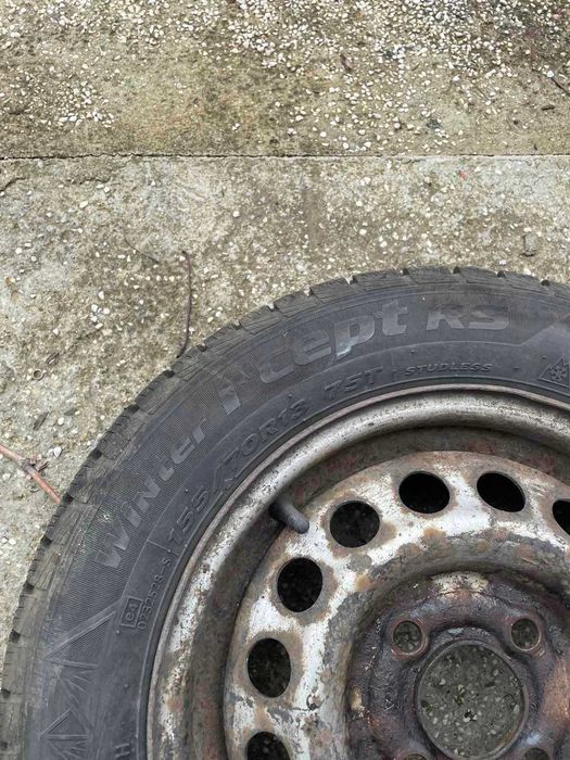 Зимни гуми с железни джанти за Nissan Micra K11