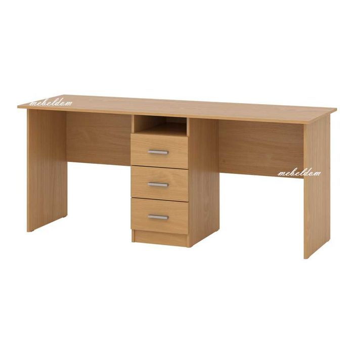 Бюро 175см. за двама с 3 чекмеджета(код-1140)