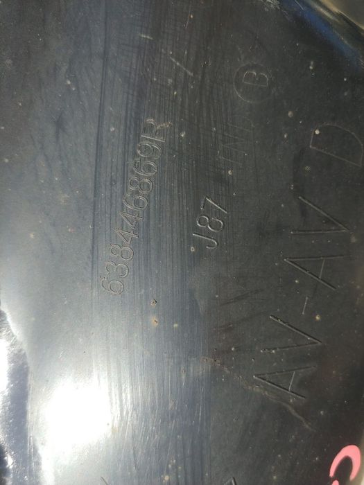 carenaj aparatoare noroi dreapta fata  renault captur 1 j5 h5 2018  638446869r