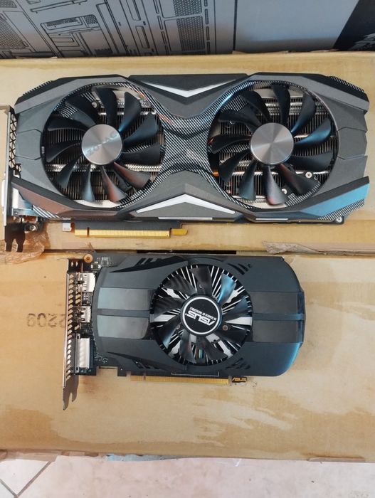 Placi video Asus gtx 1050 ti 4gb si zotac gtx 1070 8gb