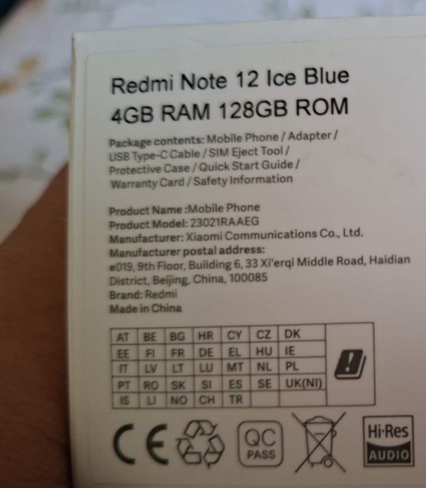 Xiaomi Redmi note 12 Редми нот 12
