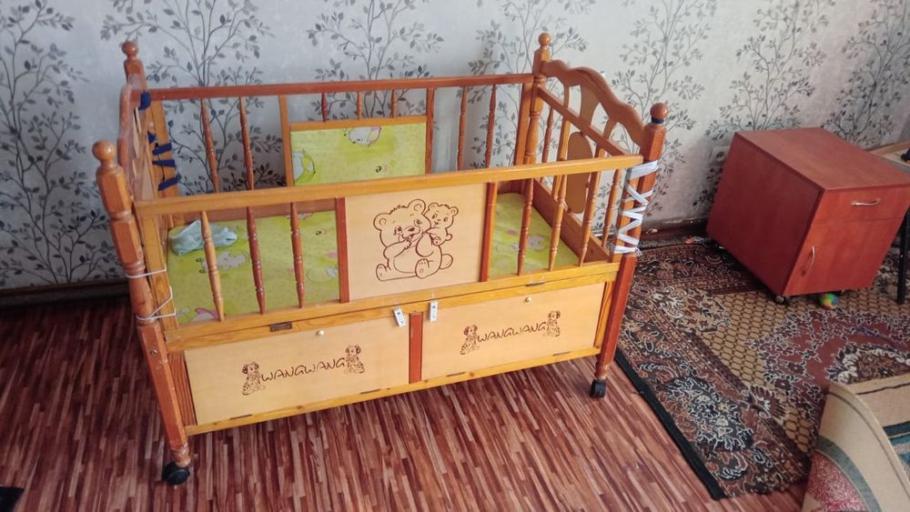 Детская кроватка Алгабас, самовывоз