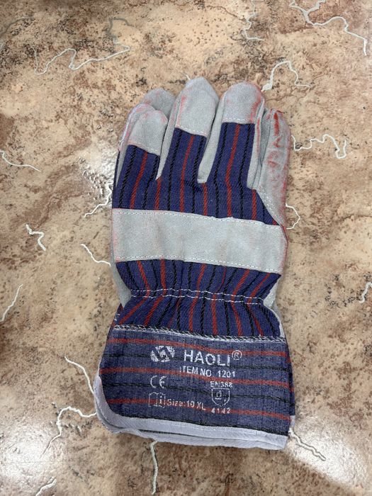 Перчатки синие нефтепромысловые