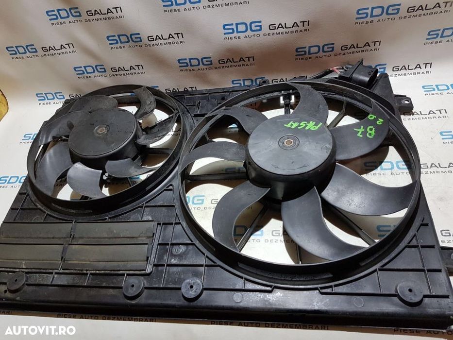 Grup Electroventilator Ventilator Audi A3 1.8TFSI 2.0FSI 2.0TFSI CDAA AXW BWA BVZ BYT BLX 2003 - Prezent COD : 1K0 121 207 BC / 1K0121207BC