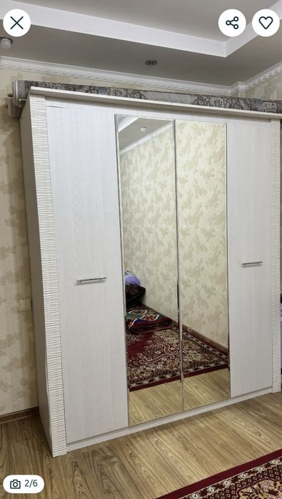 Шкаф көп қолданылмаған таза