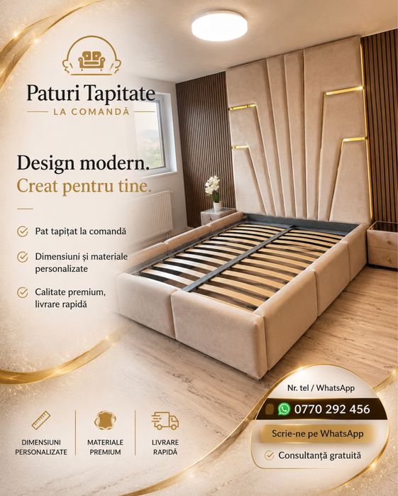 Paturi tapitate moderne