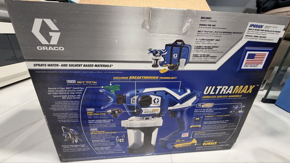 Акумулаторен бояджийски пистолет GRACO ULTRAMAX AIRLESS HH