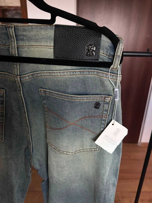 Blugi bărbați Brunello Cucinelli albaștri mărimea 31